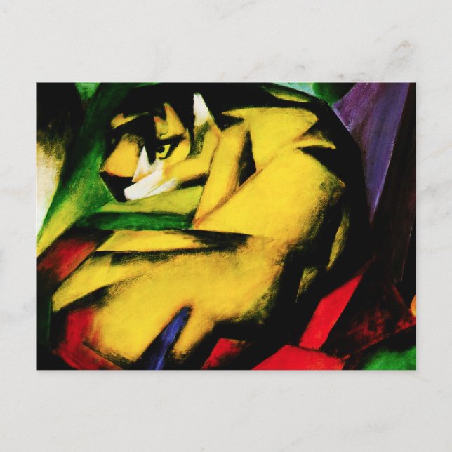 Franz Marc Tiger Postcard (Front)
