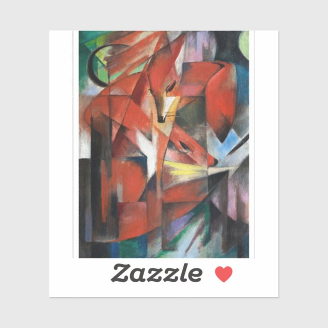 Franz Marc's The Foxes (1913)  (Sheet)