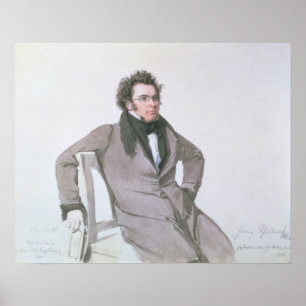 Franz Schubert , 1825 Poster