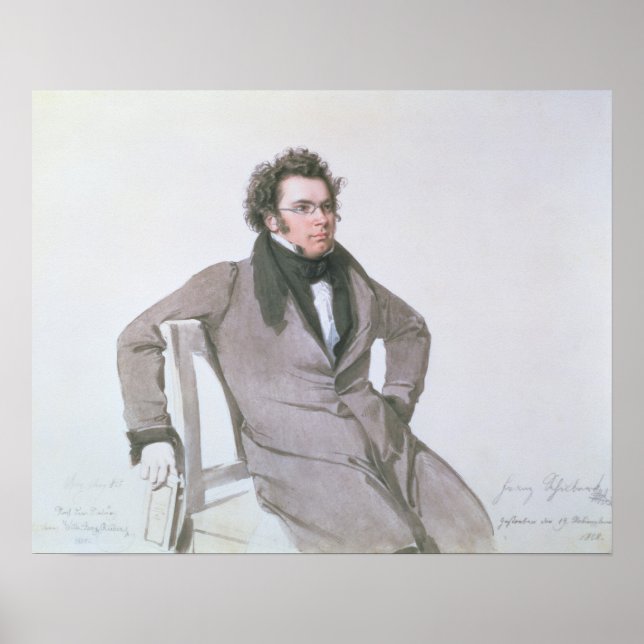 Franz Schubert , 1825 Poster (Front)