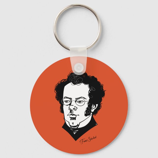Franz Schubert Key Ring (Front)