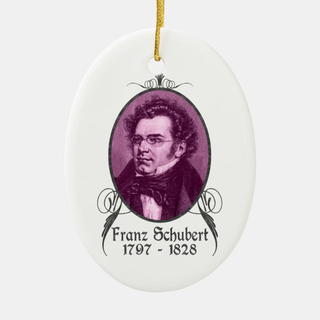Franz Schubert Ornament (Front)