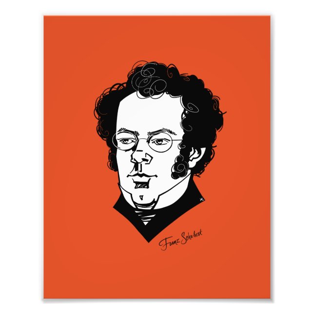 Franz Schubert Photo Print (Front)