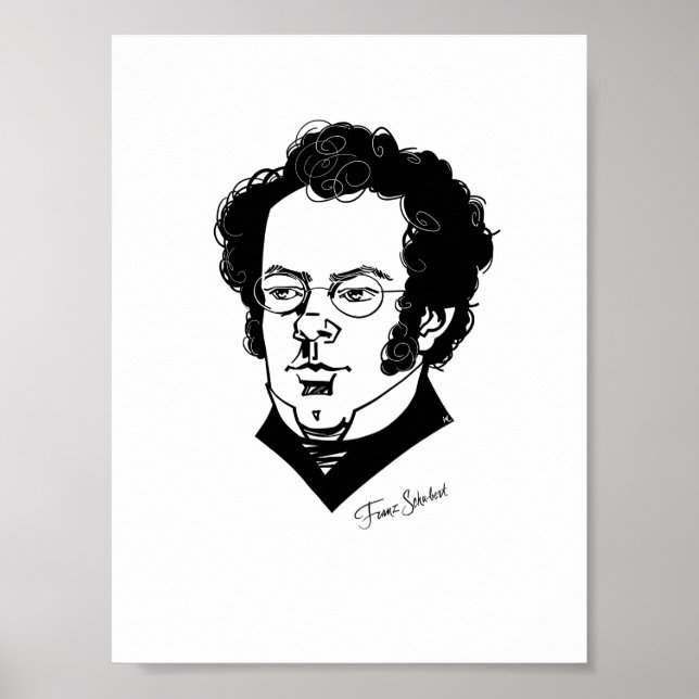 Franz Schubert Poster (Front)