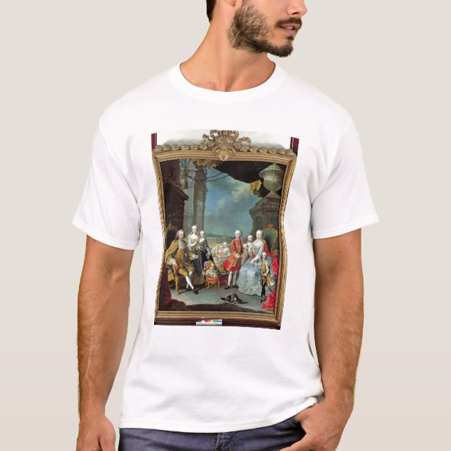 Franz Stephan I  with his wife Marie-Therese T-Shirt (Front)