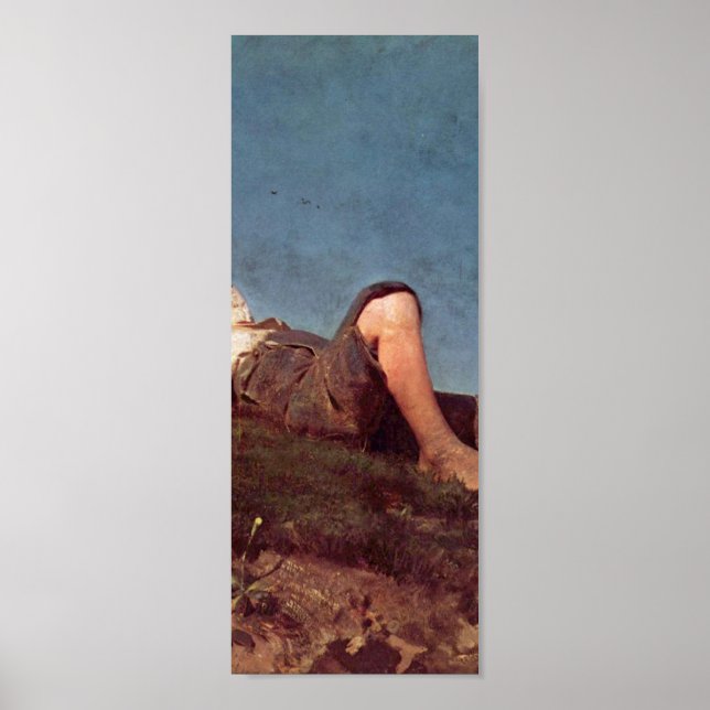 Franz von Lenbach - A shepherd boy Poster (Front)