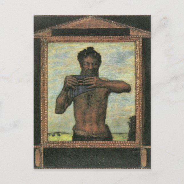 Franz von Stuck - Pan Postcard (Front)