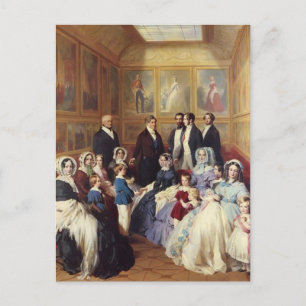 Franz Winterhalter-Queen Victoria & Prince Albert Postcard