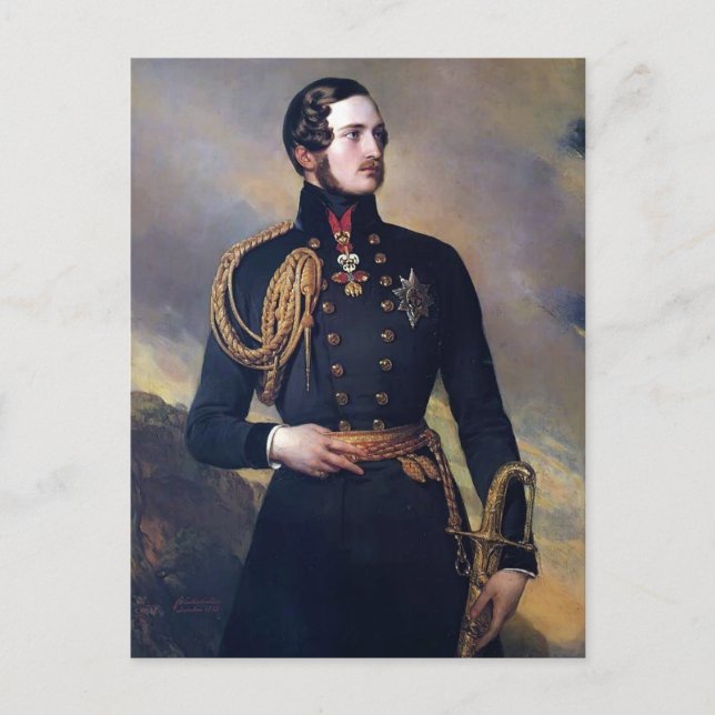 Franz Xaver Winterhalter- Prince Albert Postcard (Front)