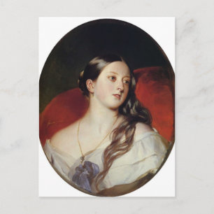 Franz Xaver Winterhalter- Queen Victoria Postcard