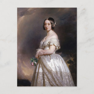Franz Xaver Winterhalter- Queen Victoria Postcard
