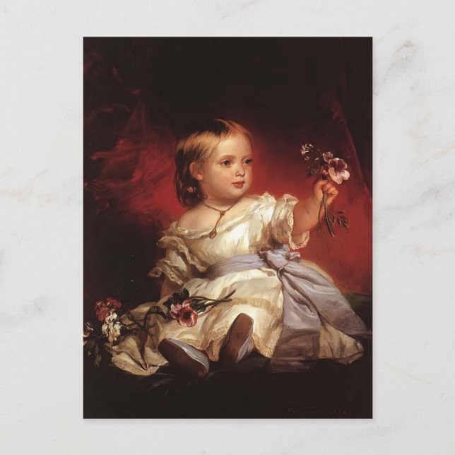 Franz Xaver Winterhalter- Victoria, Princess Royal Postcard (Front)