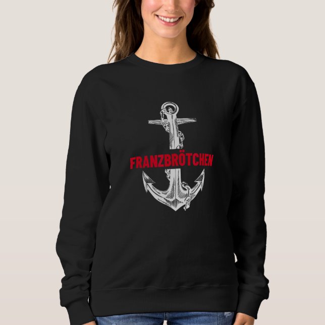 Franzbrötchen Anchor Hamburg Sweatshirt (Front)