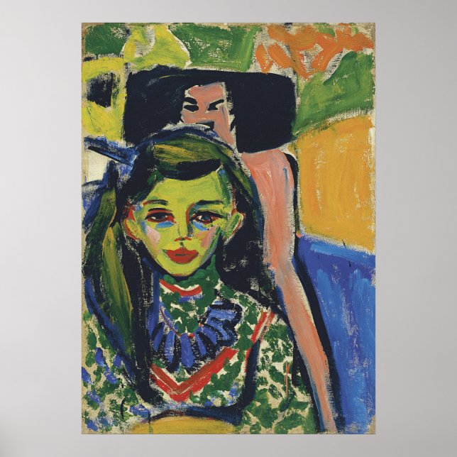 Franzi before a Carved Chair Poster (Front)