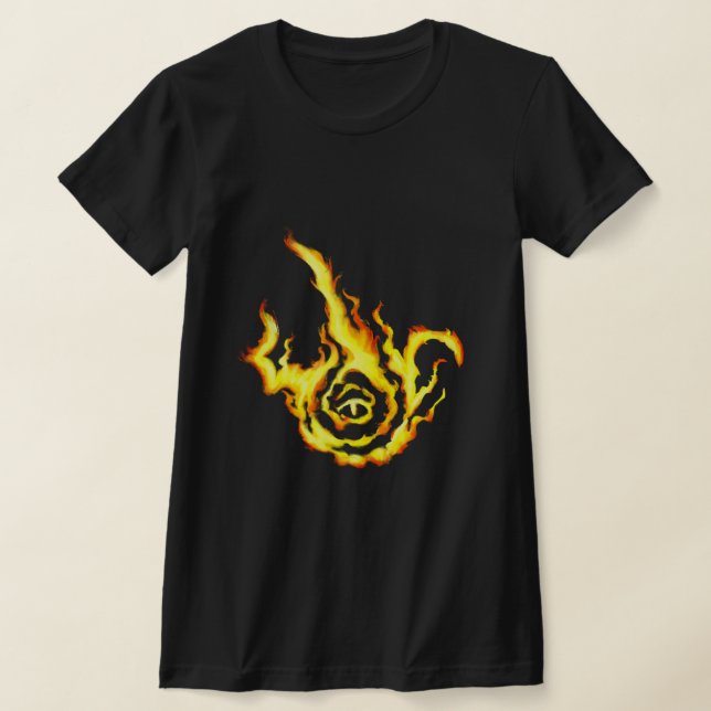 Franzied Flame Fan Art Classic Playing Cards T-Shirt (Laydown)