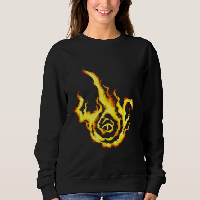 Franzied Flame Fan Art  Sweatshirt (Front)