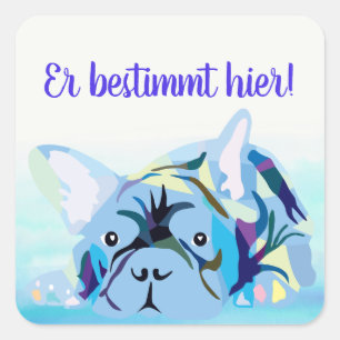 Französische Bukldoggen Sticker