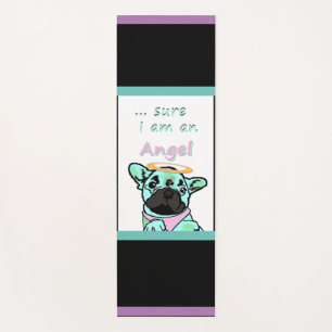 Französische Bulldogge Angel Yoga Mat