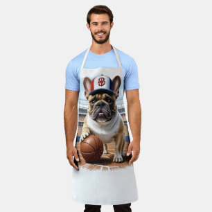 Französische Bulldogge Basketball Apron
