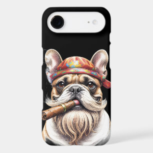 Französische Bulldogge French Bulldog Hippie