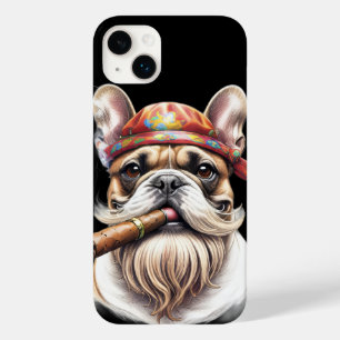 Französische Bulldogge French Bulldog Hippie Case-Mate iPhone 14 Plus Case