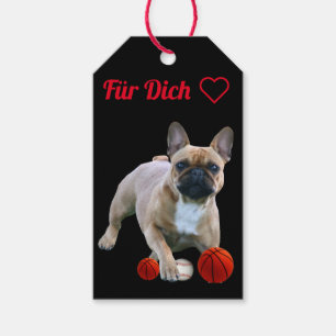 Französische Bulldogge Geschenkanhänger Gift Tags