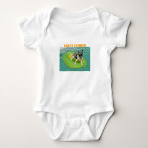 Französische Bulldogge Great Summer  Baby Bodysuit