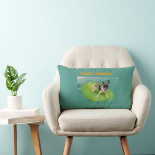 Französische Bulldogge Great Summer Lumbar Cushion