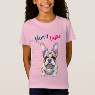 Französische Bulldogge Happy Easter French Bulldog T-Shirt