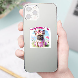 Französische Bulldogge Hündin mit Haarschleife
