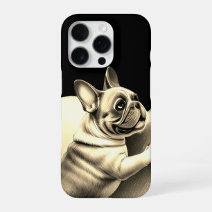 Französische Bulldogge I love you iPhone 16 Pro Case