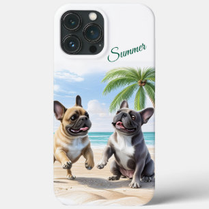 französische Bulldogge im Sommer  iPhone 13 Pro Max Case