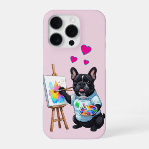 Französische Bulldogge Künstler French Bulldog iPhone 16 Pro Case