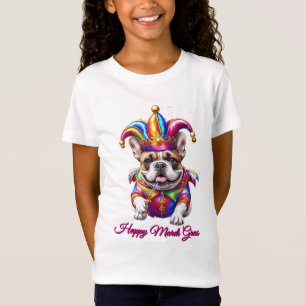 Französische Bulldogge Mardi Gras French Bulldog T-Shirt