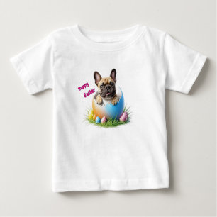 Französische Bulldogge Ostern Baby T-Shirt