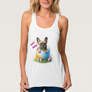 Französische Bulldogge Ostern Singlet