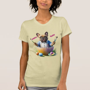 Französische Bulldogge Ostern T-Shirt