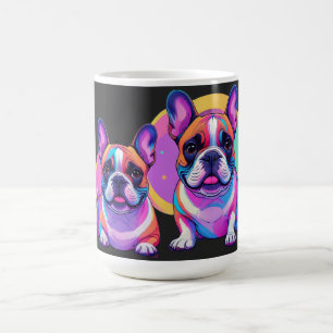 Französische Bulldogge Popart French Bulldog Coffee Mug