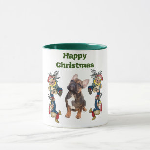französische Bulldogge Tasse Weihnachten Mug