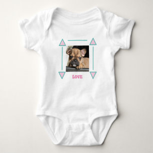 Französische Bulldogge Welpe Baby Bodysuit