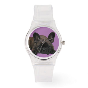Französische Bulldoggen Armbanduhr Watch