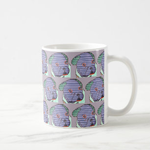 Französische Bulldoggen Comic Coffee Mug