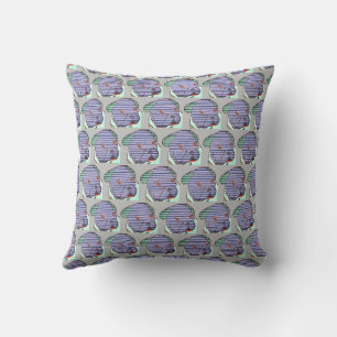 Französische Bulldoggen Comic Cushion