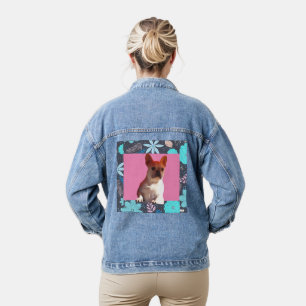 Französische Bulldoggen Denim Jacket