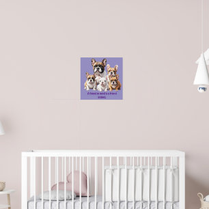 Französische Bulldoggen Freundschaft Poster