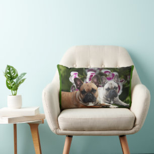 Französische Bulldoggen Kissen Lumbar Cushion