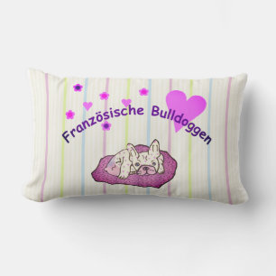 Französische Bulldoggen Lumbar Cushion