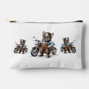 Französische Bulldoggen mit Motorrad Accessory Pouch