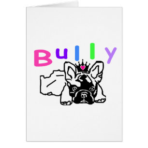 Französische Bulldoggen Postkarte