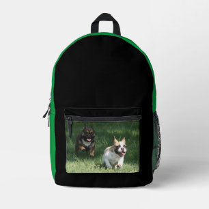 Französische Bulldoggen  Printed Backpack